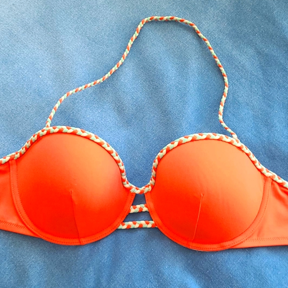 Victoria's Secret Orange Bikini Top